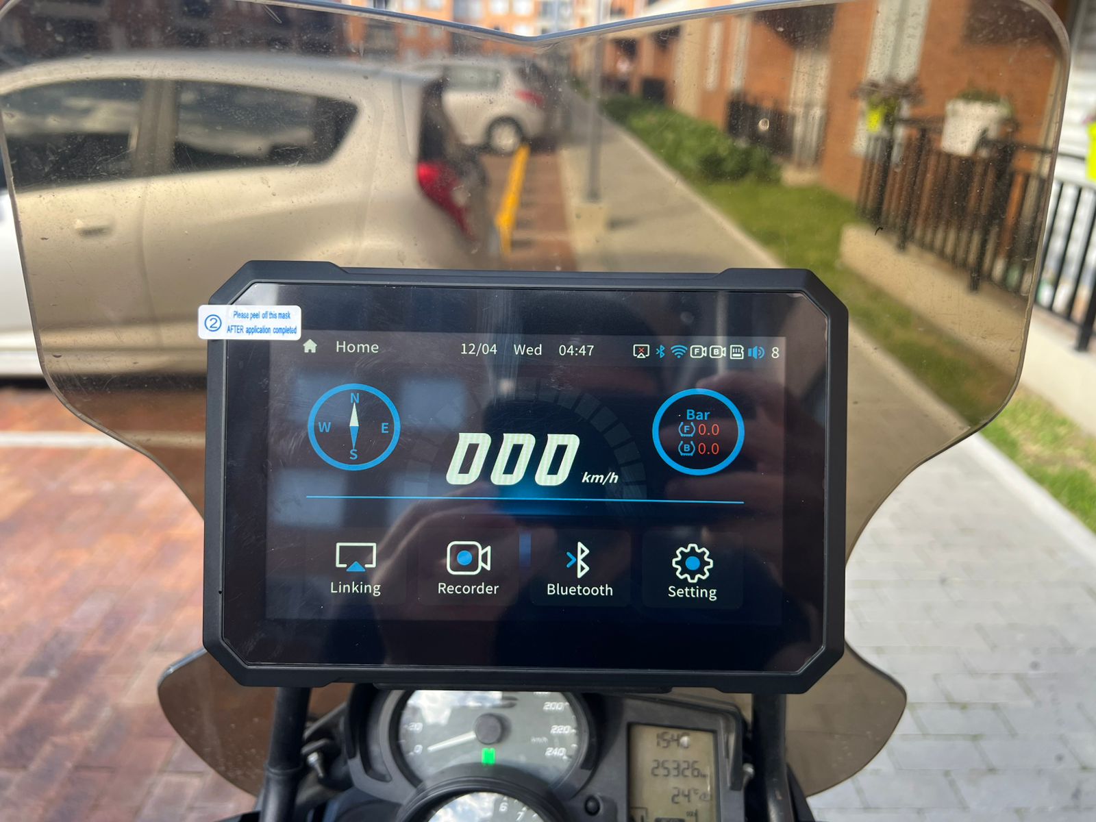 Motorcycle wireless carplay